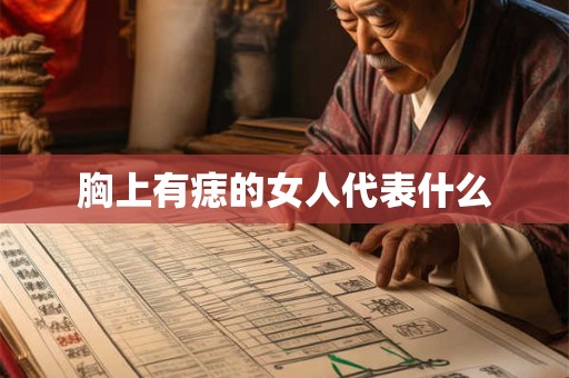 胸上有痣的女人代表什么 胸上有痣的女人代表什么