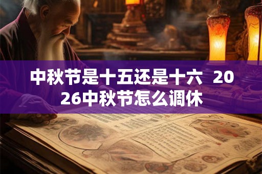 中秋节是十五还是十六  2026中秋节怎么调休