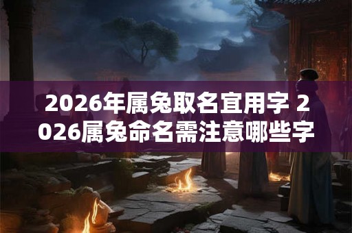 2026年属兔取名宜用字 2026属兔命名需注意哪些字