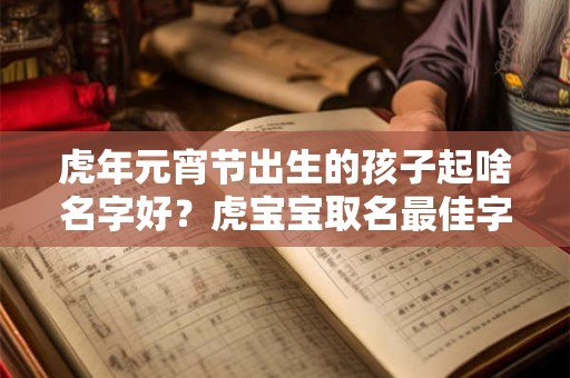 虎年元宵节出生的孩子起啥名字好？虎宝宝取名最佳字