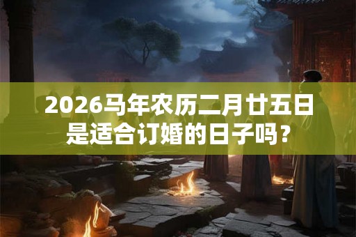 2026马年农历二月廿五日是适合订婚的日子吗? 2026马年农历二月廿五日是适合订婚的日子吗?