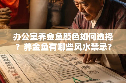 办公室养金鱼颜色如何选择？养金鱼有哪些风水禁忌？