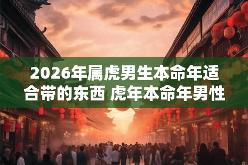 2026年属虎男生本命年适合带的东西 虎年本命年男性佩戴什么好