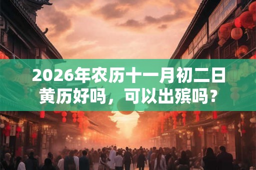 2026年农历十一月初二日黄历好吗，可以出殡吗？