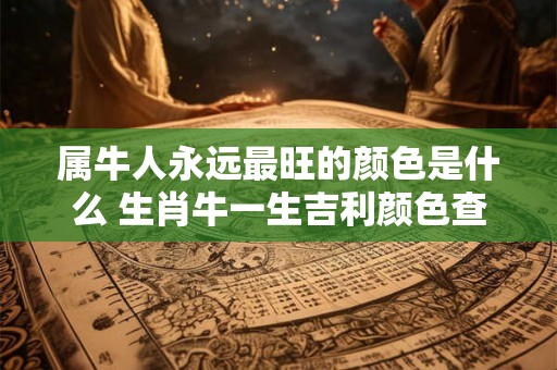属牛人永远最旺的颜色是什么 生肖牛一生吉利颜色查询