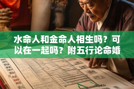 水命人和金命人相生吗？可以在一起吗？附五行论命婚配表