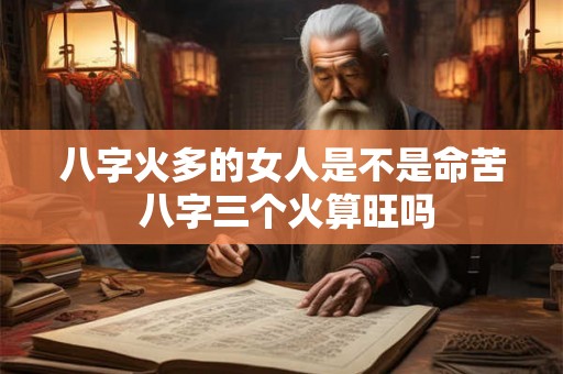 八字火多的女人是不是命苦 八字三个火算旺吗