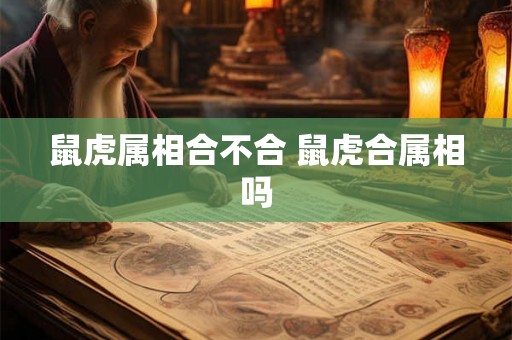 鼠虎属相合不合 鼠虎合属相吗