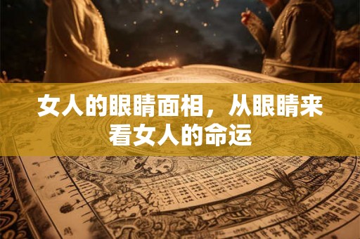 女人的眼睛面相，从眼睛来看女人的命运