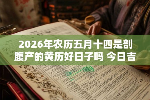 2026年农历五月十四是剖腹产的黄历好日子吗 今日吉凶查询