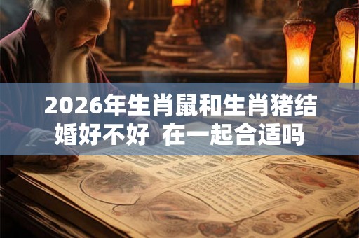 2026年生肖鼠和生肖猪结婚好不好 在一起合适吗 2026年生肖鼠和生肖猪结婚好不好 在一起合适吗
