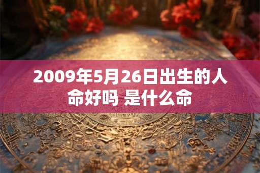 2009年5月26日出生的人命好吗 是什么命