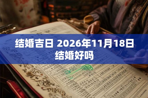结婚吉日 2026年11月18日结婚好吗