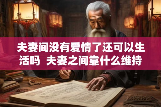 夫妻间没有爱情了还可以生活吗  夫妻之间靠什么维持感情