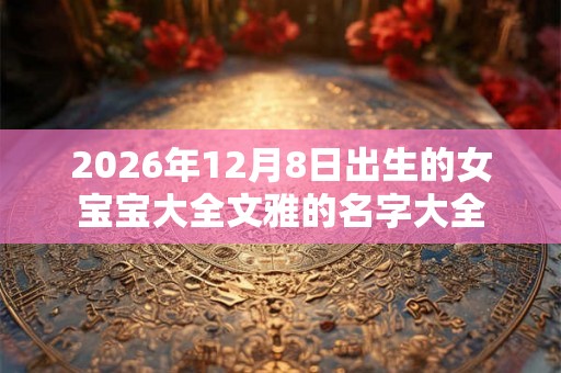 2026年12月8日出生的女宝宝大全文雅的名字大全