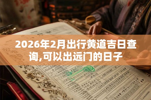2026年2月出行黄道吉日查询,可以出远门的日子 2026年2月出行黄道吉日查询,可以出远门的日子