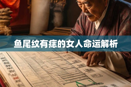 鱼尾纹有痣的女人命运解析