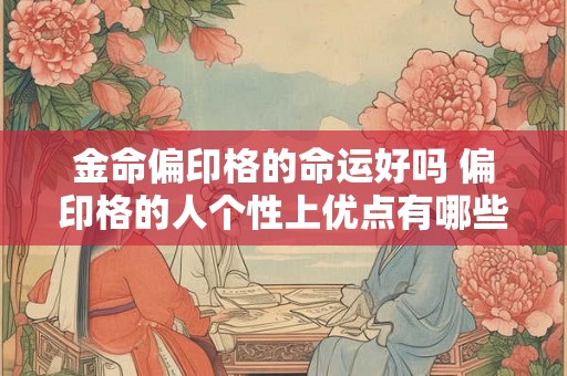 金命偏印格的命运好吗 偏印格的人个性上优点有哪些 金命偏印格的命运好吗 偏印格的人个性上优点有哪些