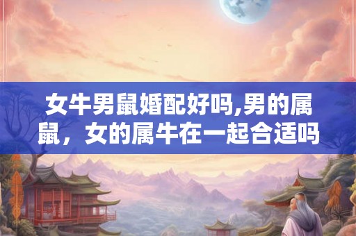 女牛男鼠婚配好吗,男的属鼠，女的属牛在一起合适吗