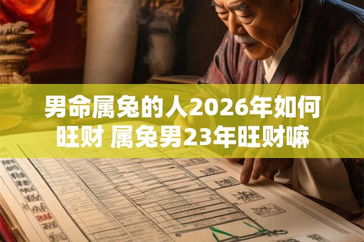 男命属兔的人2026年如何旺财 属兔男23年旺财嘛