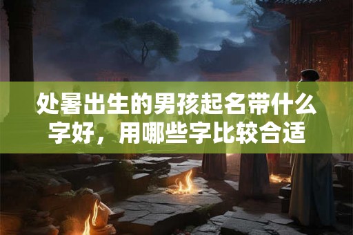 处暑出生的男孩起名带什么字好，用哪些字比较合适