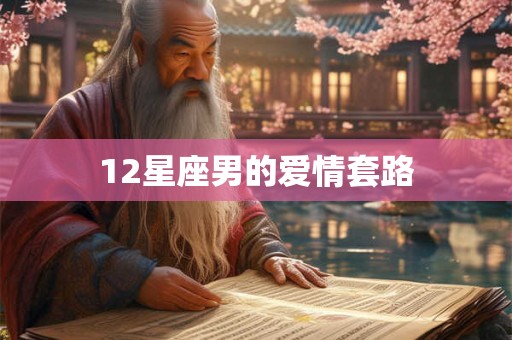 12星座男的爱情套路