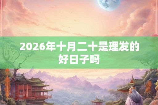 2026年十月二十是理发的好日子吗
