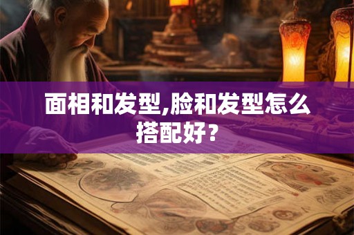 面相和发型,脸和发型怎么搭配好？