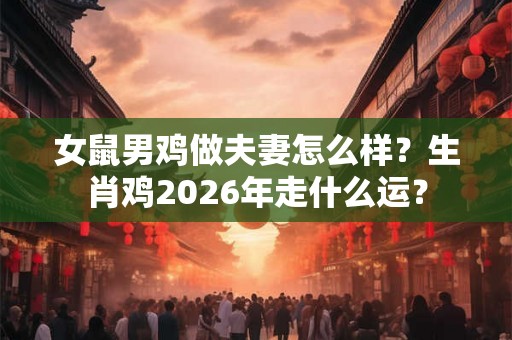 女鼠男鸡做夫妻怎么样？生肖鸡2026年走什么运？