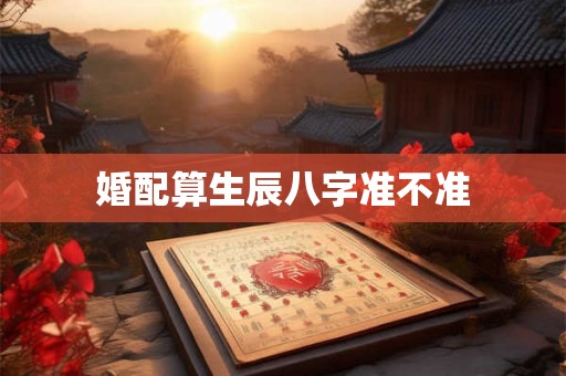 婚配算生辰八字准不准