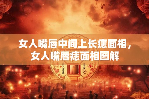 女人嘴唇中间上长痣面相,女人嘴唇痣面相图解 女人嘴唇中间上长痣面相,女人嘴唇痣面相图解