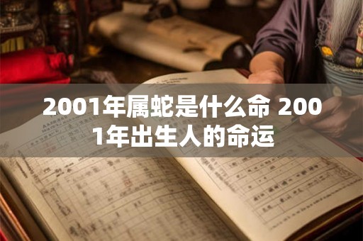 2001年属蛇是什么命 2001年出生人的命运