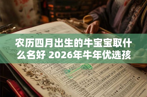 农历四月出生的牛宝宝取什么名好 2026年牛年优选孩子起名