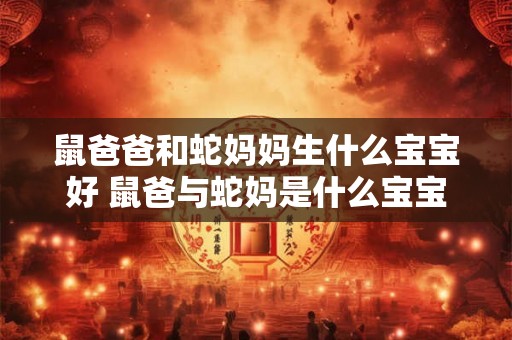 鼠爸爸和蛇妈妈生什么宝宝好 鼠爸与蛇妈是什么宝宝