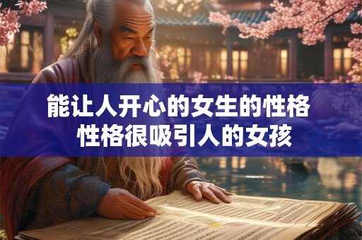 能让人开心的女生的性格  性格很吸引人的女孩