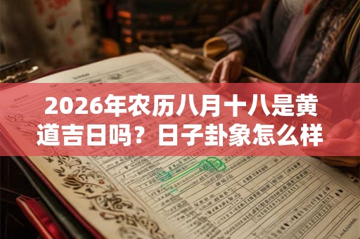 2026年农历八月十八是黄道吉日吗?日子卦象怎么样? 2026年农历八月十八是黄道吉日吗?日子卦象怎么样?