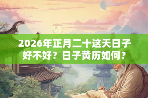 2026年正月二十这天日子好不好?日子黄历如何? 2026年正月二十这天日子好不好?日子黄历如何?