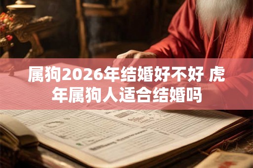 属狗2026年结婚好不好 虎年属狗人适合结婚吗 属狗2026年结婚好不好 虎年属狗人适合结婚吗