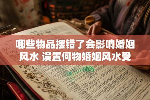 哪些物品摆错了会影响婚姻风水 误置何物婚姻风水受影响
