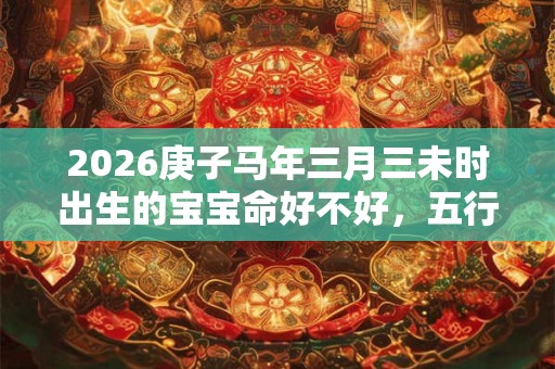 2026庚子马年三月三未时出生的宝宝命好不好，五行分析