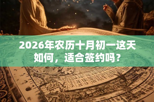 2026年农历十月初一这天如何，适合签约吗？
