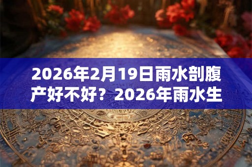 2026年2月19日雨水剖腹产好不好？2026年雨水生宝宝好吗？