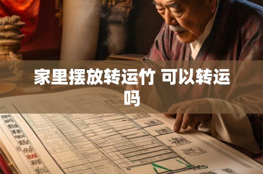 家里摆放转运竹 可以转运吗