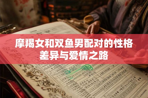 摩羯女和双鱼男配对的性格差异与爱情之路