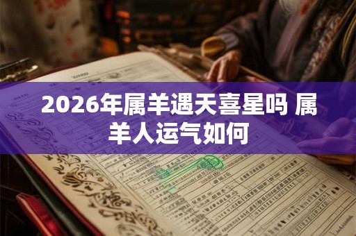 2026年属羊遇天喜星吗 属羊人运气如何