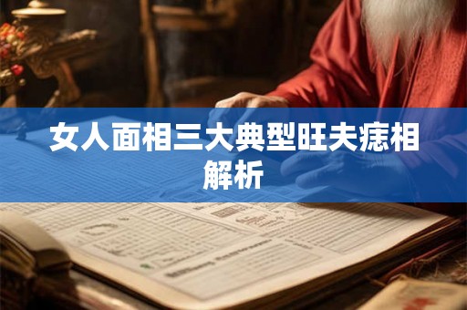 女人面相三大典型旺夫痣相解析 女人面相三大典型旺夫痣相解析
