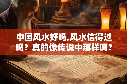 中国风水好吗,风水信得过吗？真的像传说中那样吗？