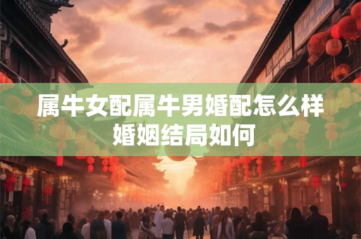 属牛女配属牛男婚配怎么样 婚姻结局如何