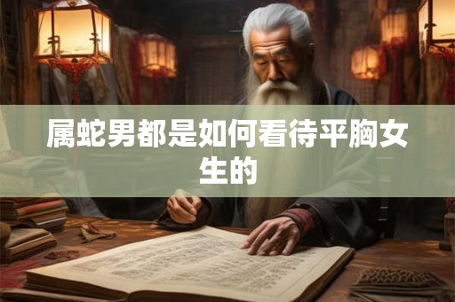 属蛇男都是如何看待平胸女生的