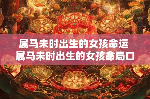 属马未时出生的女孩命运 属马未时出生的女孩命局口诀